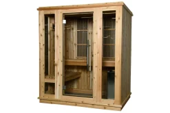 Almost Heaven Auburn 2-3 Person Indoor Sauna (Respite Series - Hybrid Option)