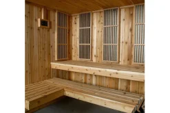 Almost Heaven Bridgeport 6-Person Indoor Sauna (Respite Series - Hybrid Option)