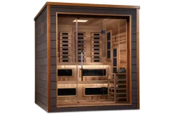Golden Designs "Karlstad" 6-Person Outdoor/Indoor Hybrid Full Spectrum Sauna