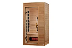 Golden Designs "Martin" 1-2 Person Full Spectrum Near Zero EMF FAR IR Sauna (2026 Edition) (🧨JULY 4th SALE)