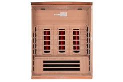 Golden Designs NEW 2026 "Lugano" 3-Person FAR Infrared Sauna (🧨JULY 4th SALE)