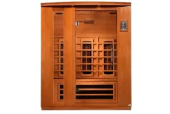Golden Designs NEW 2026 "Lugano" 3-Person FAR Infrared Sauna (🧨JULY 4th SALE)