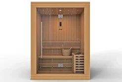 Golden Designs "Sundsvall" 2-Person Indoor/Outdoor Traditional Sauna