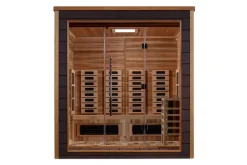 Golden Designs "Visby" 3-Person Outdoor/Indoor PureTech Hybrid Full Spectrum Sauna