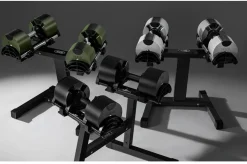 NÜOBELL 80lb Adjustable Dumbbells (Matte Black)