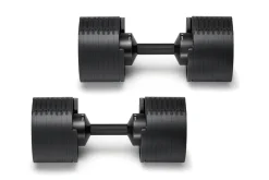 NÜOBELL 80lb Adjustable Dumbbells (Matte Black)