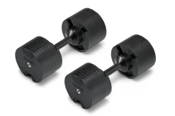 NÜOBELL 80lb Adjustable Dumbbells (Matte Black)