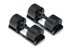 NÜOBELL 80lb Adjustable Dumbbells (Matte Black)