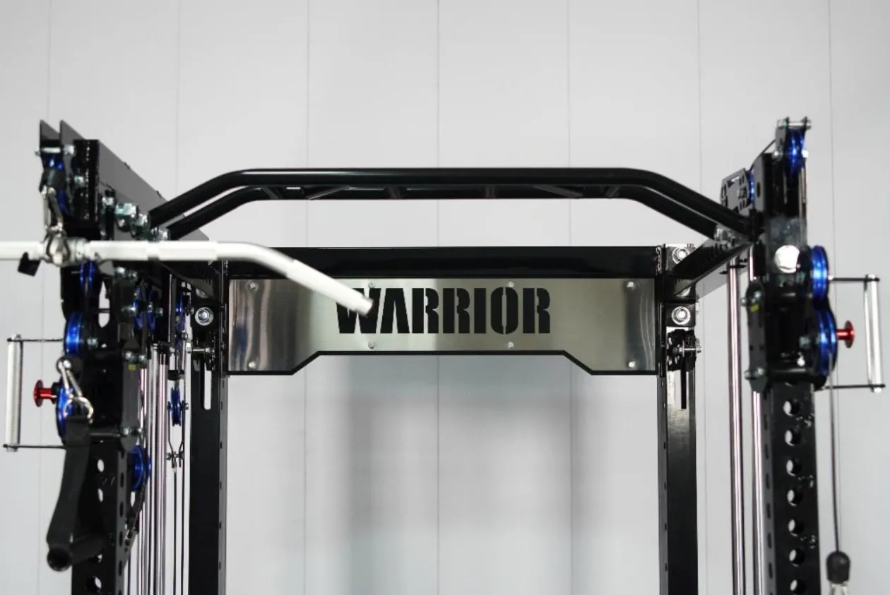 Warrior 3.5 Cable Crossover Pulley Power Rack Gym System w/ Lat Pulldown (Optional Counterbalance Smith) (🧨JULY 4th SALE)