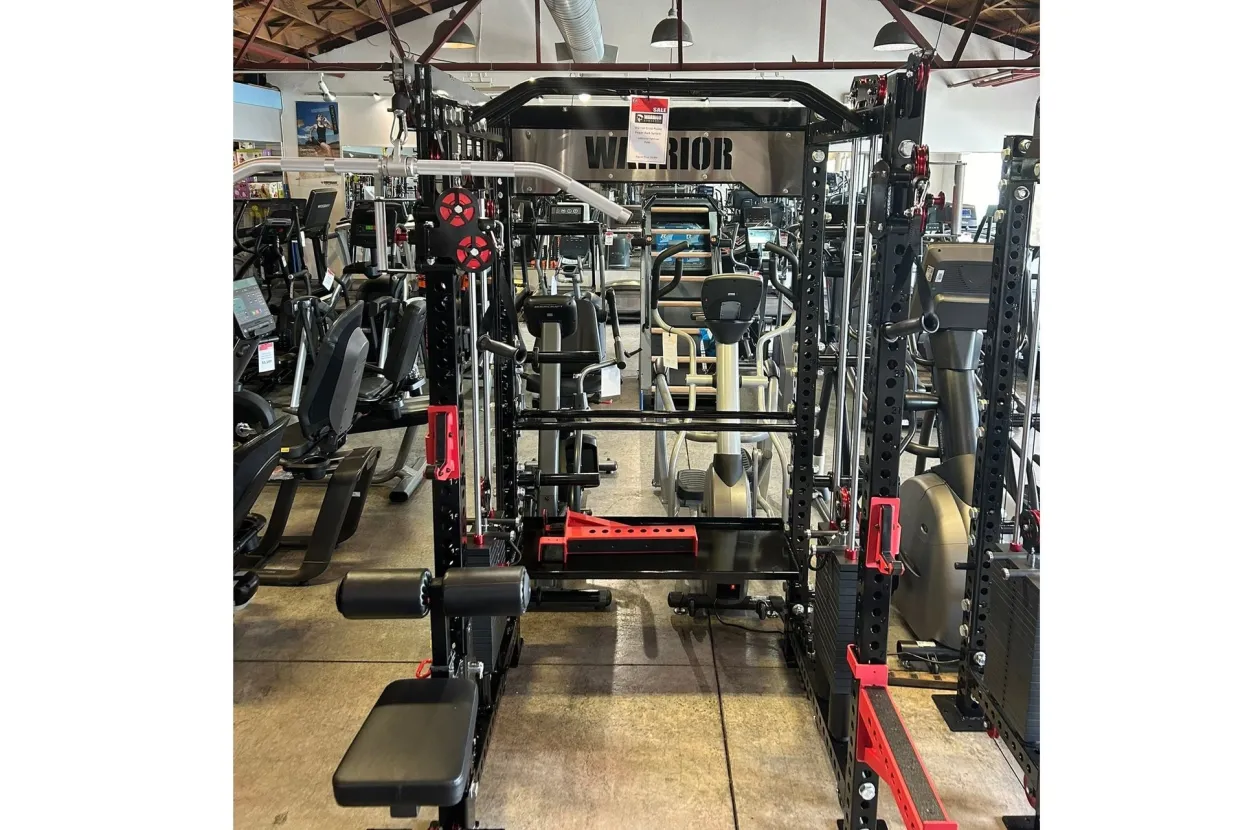 Warrior 3.5 Cable Crossover Pulley Power Rack Gym System w/ Lat Pulldown (Optional Counterbalance Smith) (🧨JULY 4th SALE)