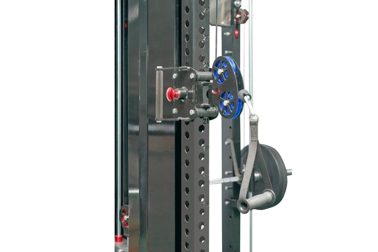 Warrior 3.5 Cable Crossover Pulley Power Rack Gym System w/ Lat Pulldown (Optional Counterbalance Smith) (🧨JULY 4th SALE)
