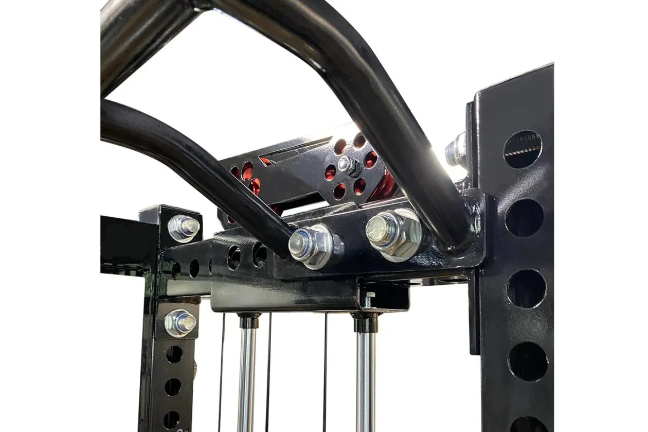 Warrior 3.5 Cable Crossover Pulley Power Rack Gym System w/ Lat Pulldown (Optional Counterbalance Smith) (🧨JULY 4th SALE)