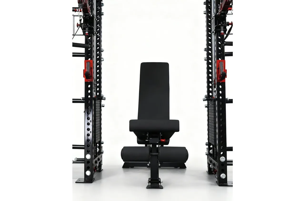 Warrior 3.5 Cable Crossover Pulley Power Rack Gym System w/ Lat Pulldown (Optional Counterbalance Smith) (🧨JULY 4th SALE)
